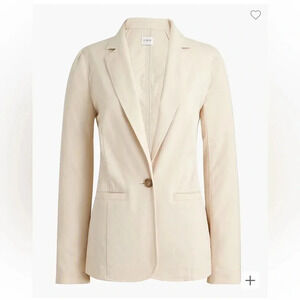 J.Crew Factory Linen-blend deconstructed blazer 8 NWT $158